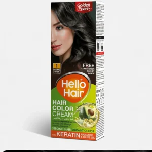 Golden Pearl Hello Hair - Hair Color Natural Black 1
